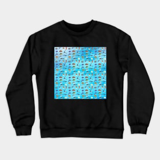 Fish Pattern Crewneck Sweatshirt